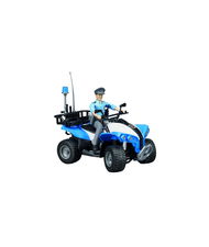 Quad della polizia con agente ed accessori 1:16