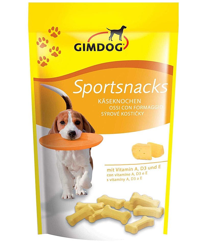 Gimdog Sport snacks ossicini con formaggio 12 buste x 50 g