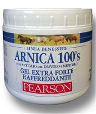 ARNICA 100'S Pearson gel extra forte raffreddante con arnica, artiglio del diavolo e mentolo 500 ml