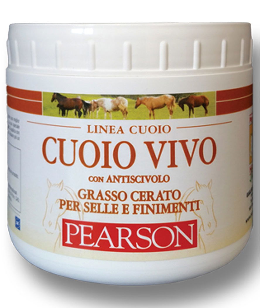 CUOIO VIVO Pearson grasso cerato antiscivolo per selle e finimenti 500 ml