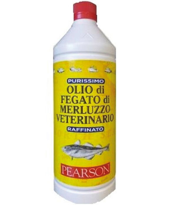 OLIO di FEGATO di MERLUZZO Pearson purissimo e raffinato 1000 ml