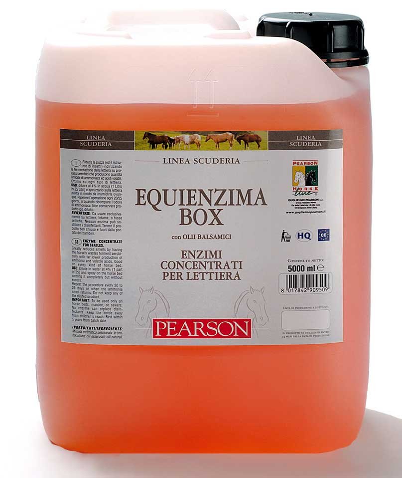 EQUIENZIMA BOX Pearson enzimi concentrati per lettiera con oli balsamici 5 litri