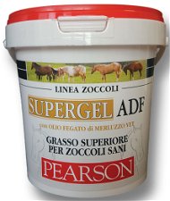 SUPER GEL ADF Pearson grasso superiore per zoccoli sani con olio di fegato di merluzzo 1000 ml