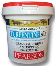 TURPENTINE ADF Pearson grasso superiore antisettico per zoccoli con trementina e olio di fegato di merluzzo 1000 ml