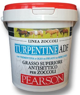 TURPENTINE ADF Pearson grasso superiore antisettico per zoccoli con trementina e olio di fegato di merluzzo 1000 ml