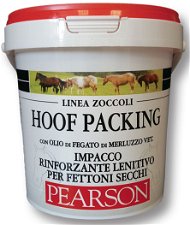 HOOF PACKING Pearson impacco rinforzante lenitivo per fettoni secchi con olio di fegato di merluzzo 1000 ml