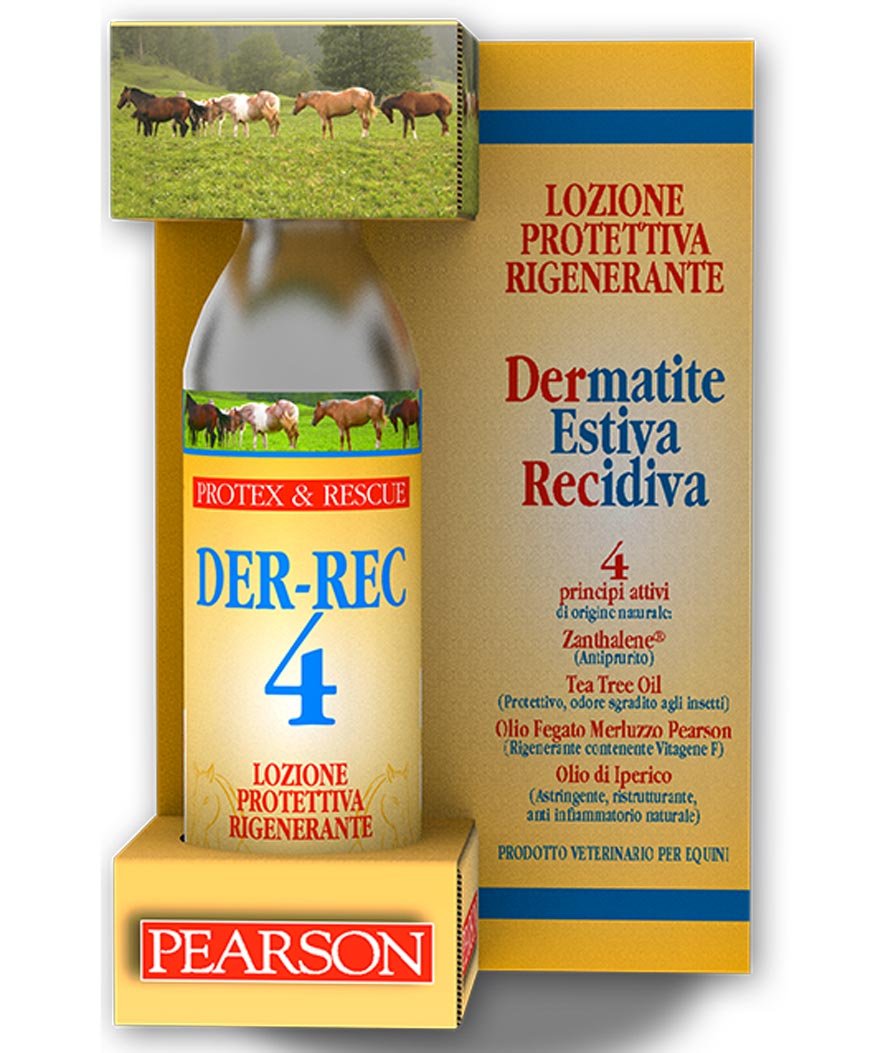 DER-REC 4 Pearson lozione protettiva rigenerante per la dermatite estiva recidiva 250 ml