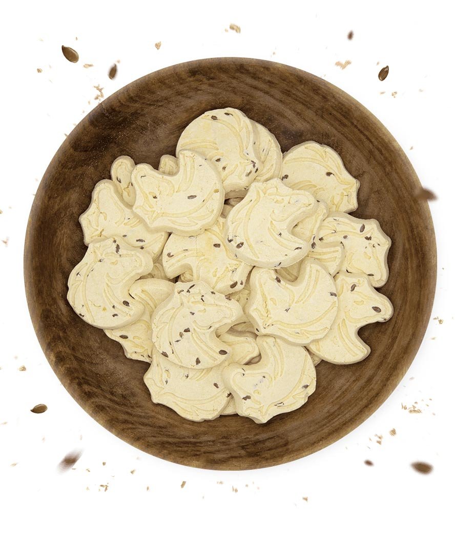 Equi Snack biscotti per cavalli con semi di lino con confezione richiudibile - foto 3