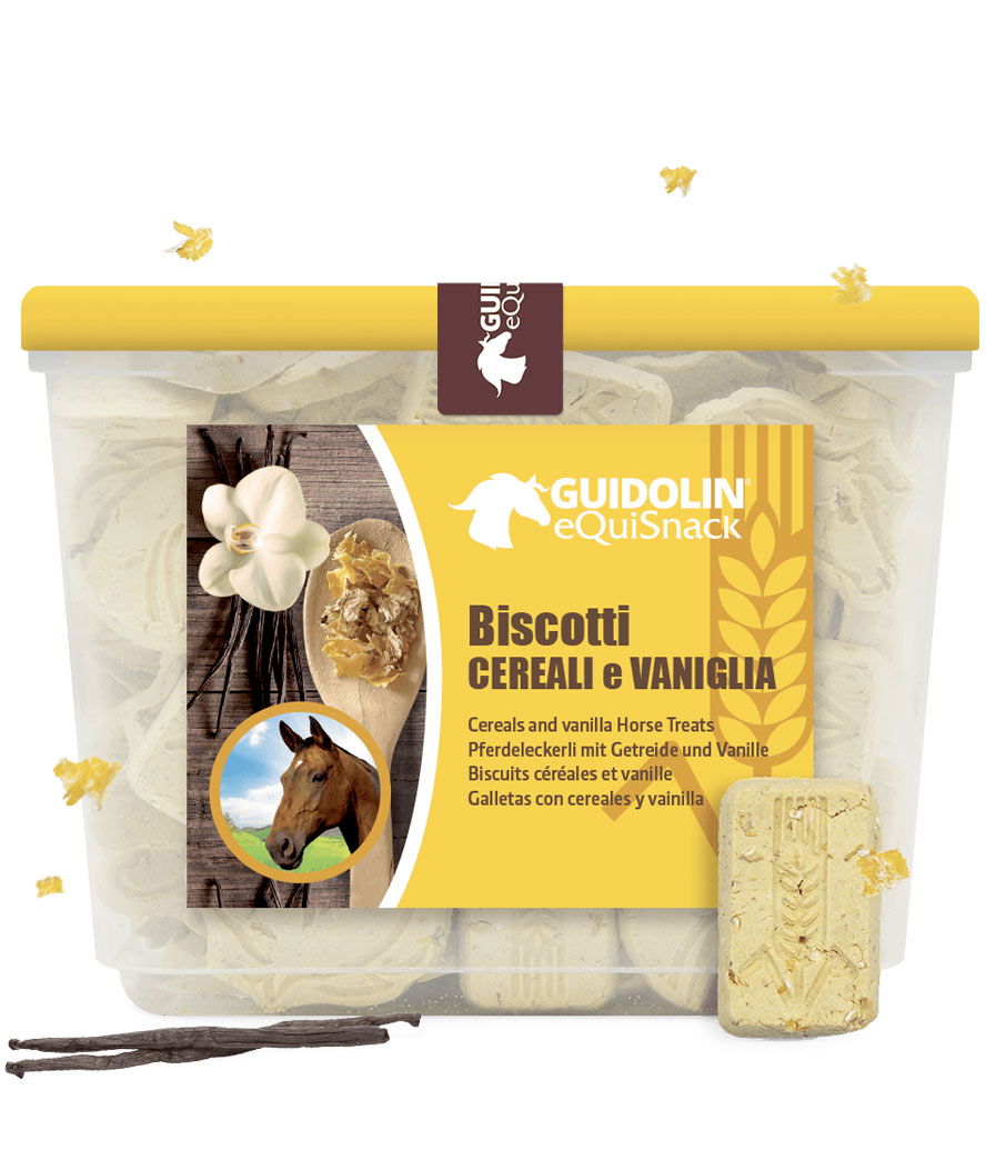 Equi Snack biscotti per cavalli alla vaniglia e cereali  con  confezione richiudibile - foto 2