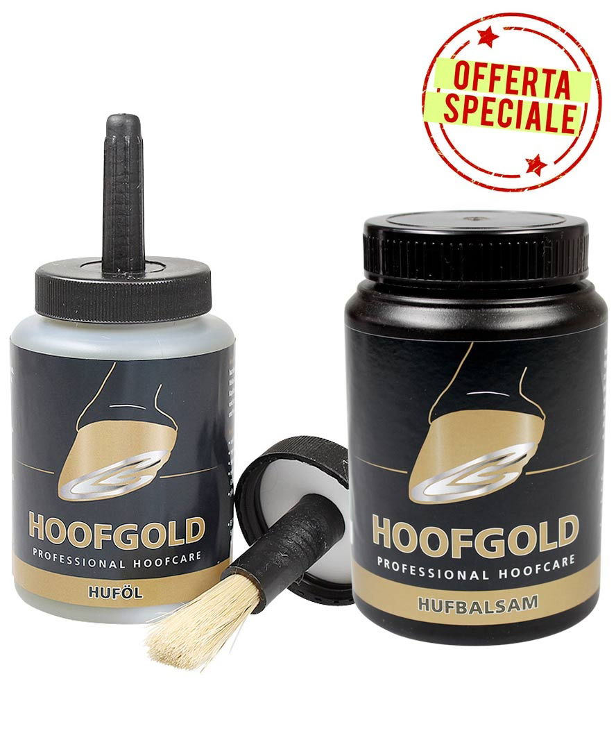 OFFERTA set cura zoccolo: Olio zoccoli professionale 500 ml + Balsamo spezial 250 ml