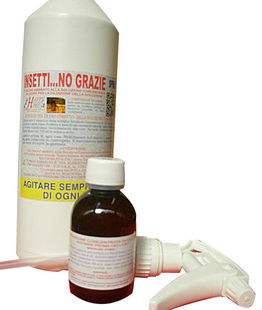 SPRAY INSETTI... NO GRAZIE soluzione concentrata da diluire sgradita a mosche, tafani, zanzare, moscerini