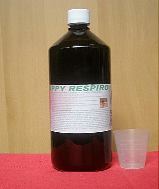 Happy Respiro mangime complementare apparato respiratorio per cavalli 500 ml con dosatore - foto 1