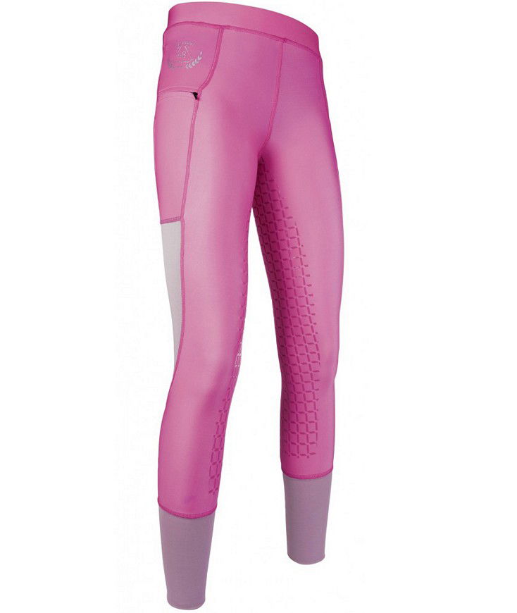 Leggings da equitazione donna con grip totale in silicone - foto 2