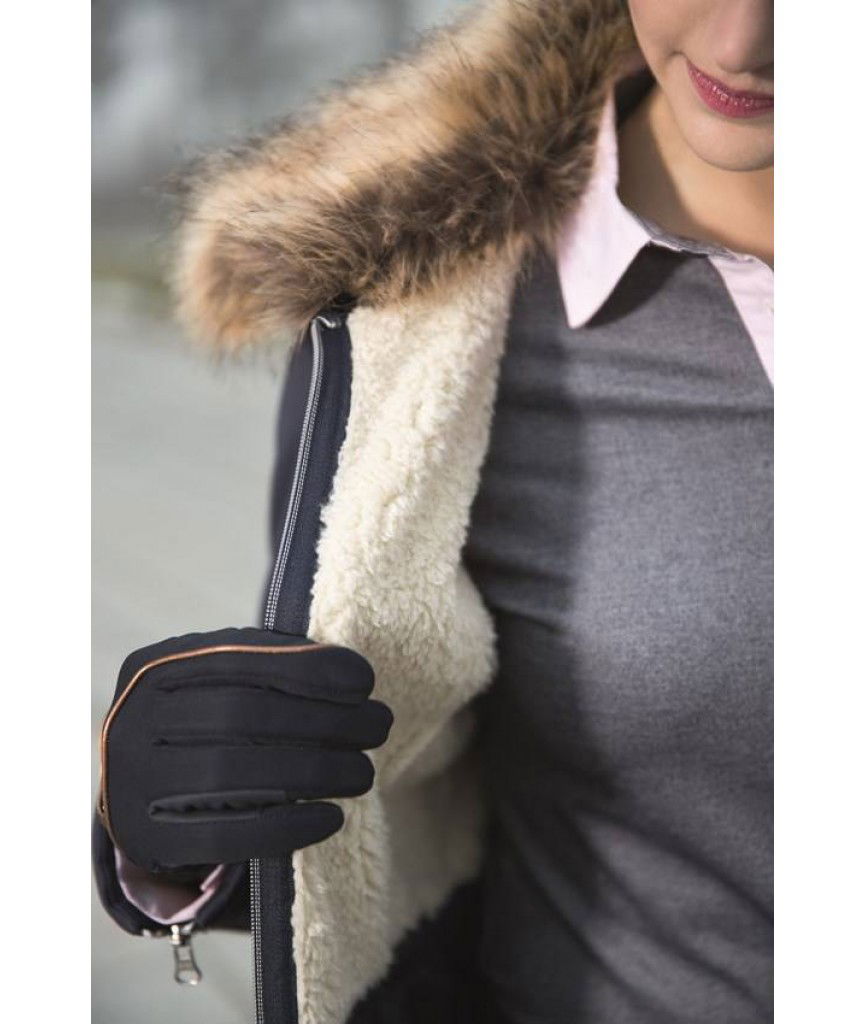 Giacca impermeabile invernale da donna per equitazione modello Moena - foto 2