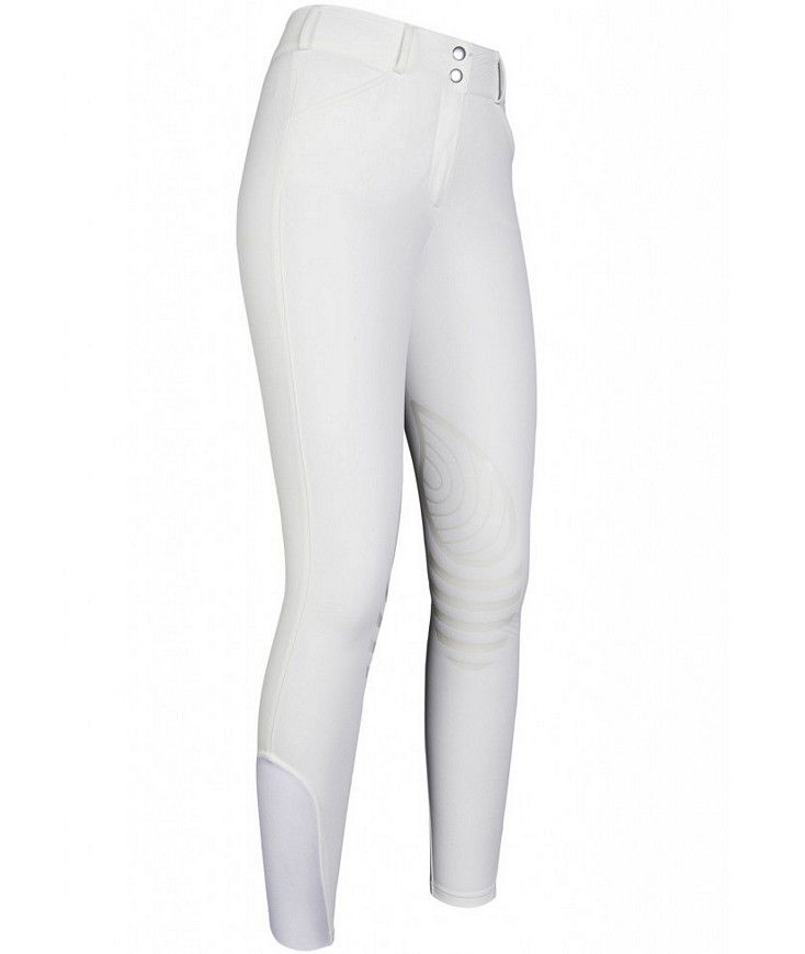 Pantaloni donna equitazione con silicone al ginocchio 4 stagioni modello Elite Hunter - foto 2