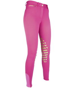 Pantalone estivo da equitazione per donna con grip sulle ginocchia modello Soft