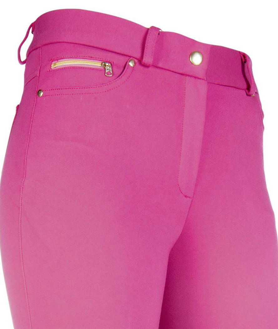 Pantalone estivo da equitazione per donna con grip sulle ginocchia modello Soft - foto 2