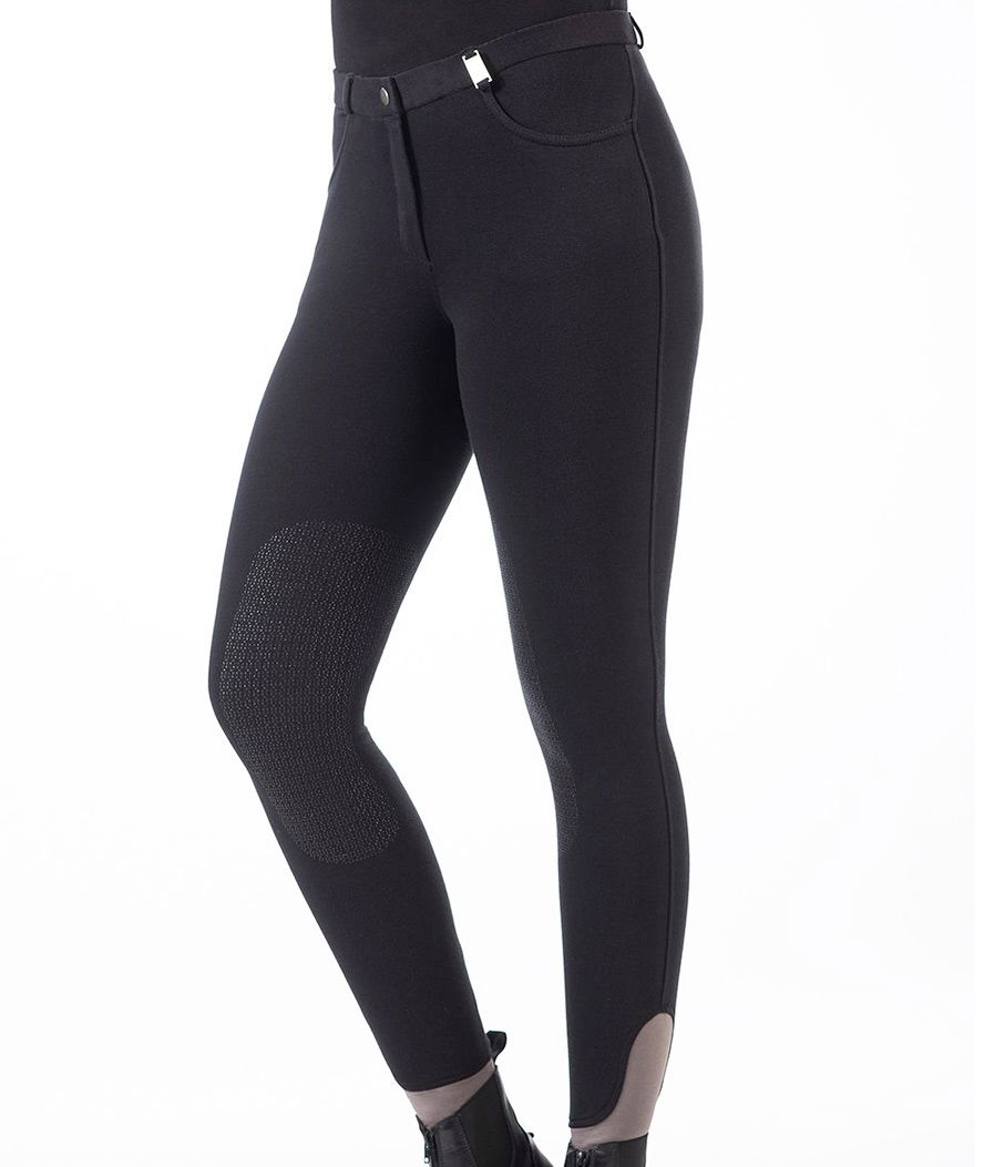 Pantaloni estivi equitazione donna con grip in silicone al ginocchio e caviglia elasticizzata modello Kate - foto 10