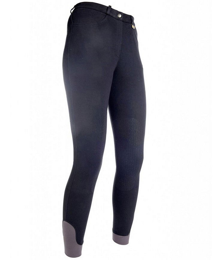 Pantaloni estivi equitazione donna con grip in silicone al ginocchio e caviglia elasticizzata modello Kate - foto 5