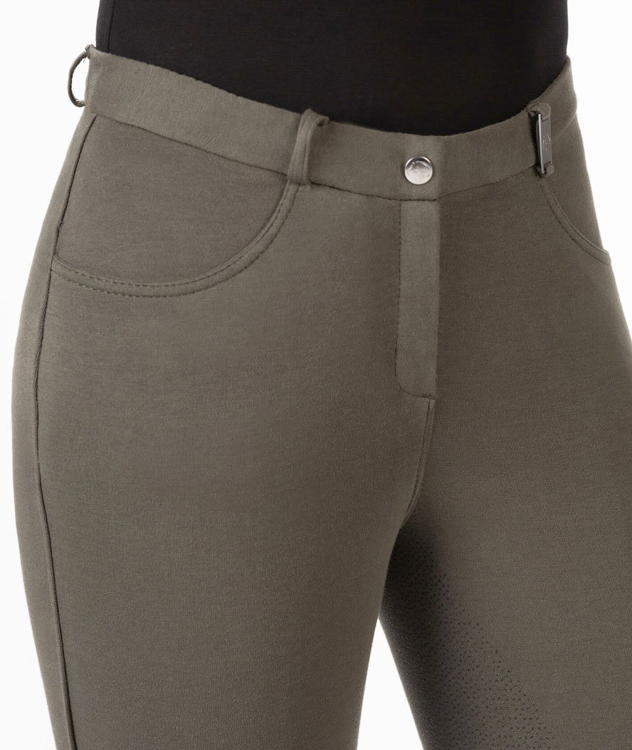 Pantaloni equitazione donna silicone totale con caviglie elasticizzate modello Kate - foto 12