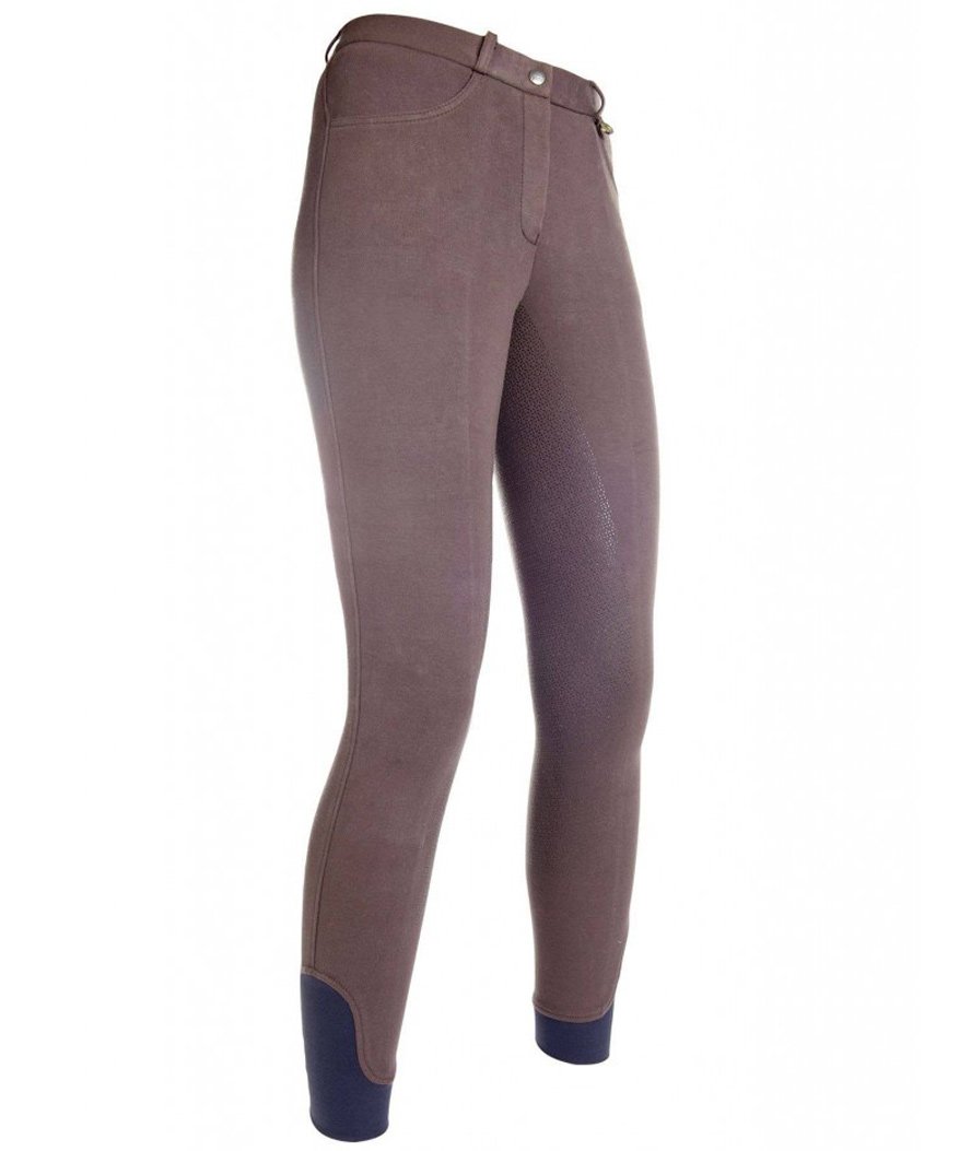 Pantaloni equitazione donna silicone totale con caviglie elasticizzate modello Kate - foto 3
