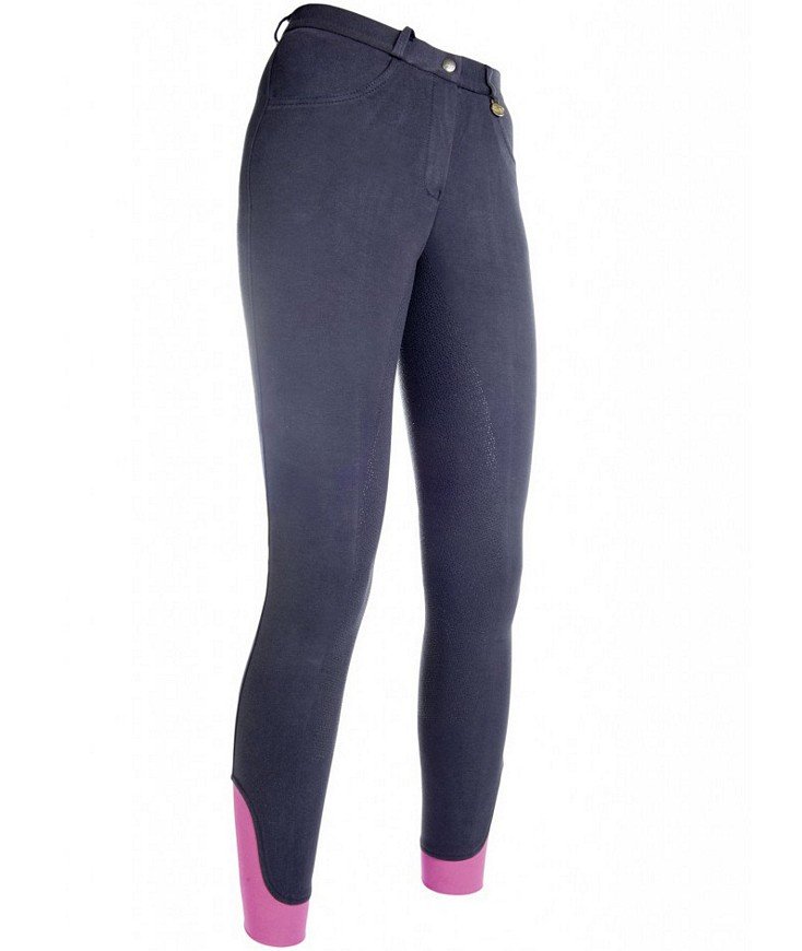 Pantaloni equitazione donna silicone totale con caviglie elasticizzate modello Kate - foto 6