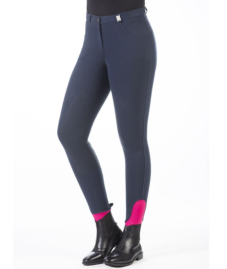 Pantaloni equitazione donna silicone totale con caviglie elasticizzate modello Kate - foto 9
