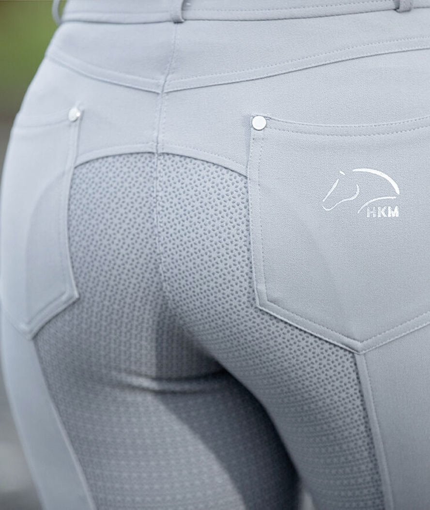Pantalone da equitazione donna con grip totale modello 5 Pockets - foto 7