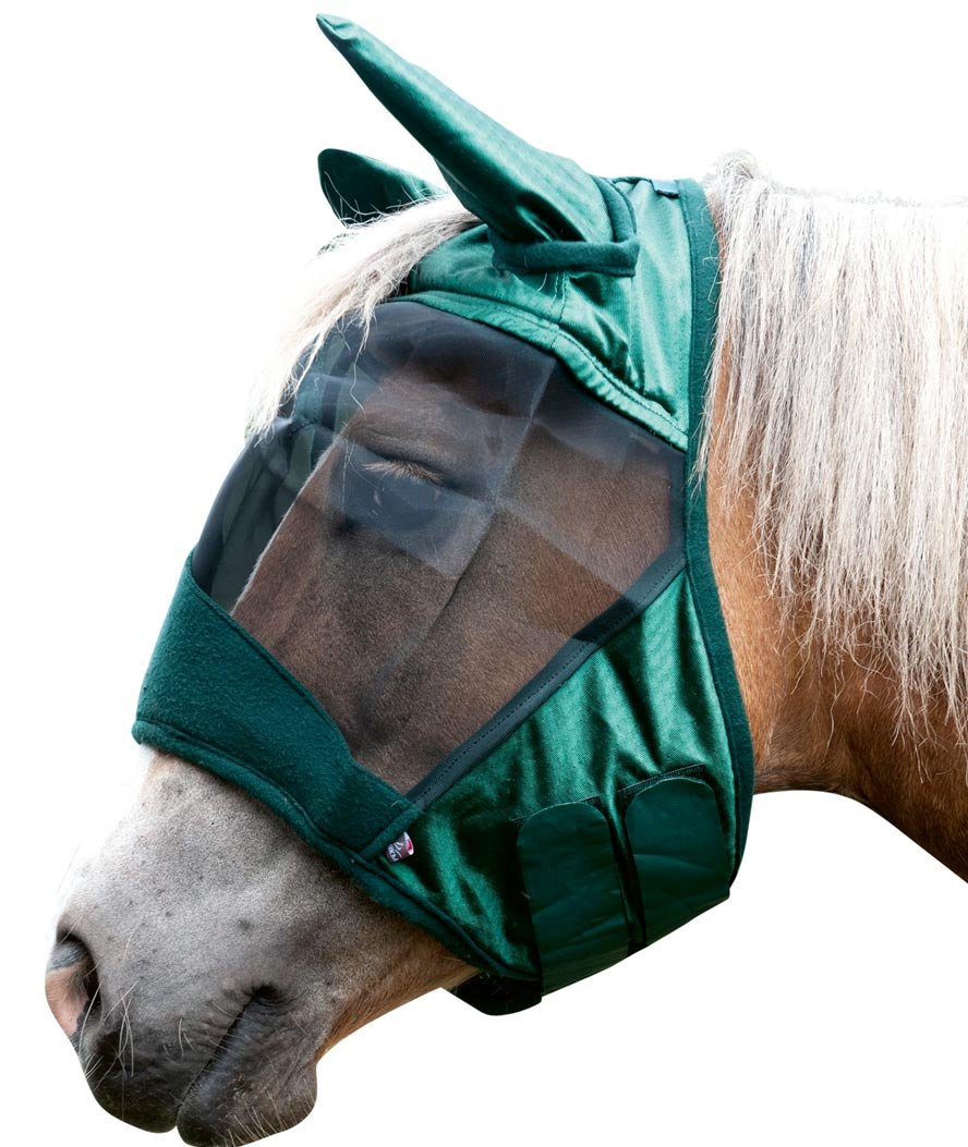 PROMOZIONE Maschera antimosche da equitazione High Professional TAGLIA L BLU - foto 5