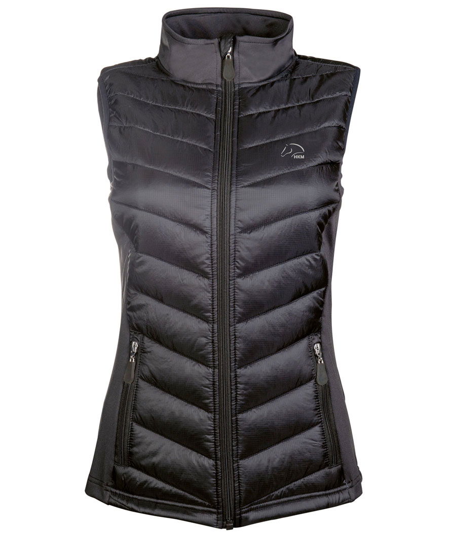 Gilet smanicato trapuntato da equitazione per donna modello Basel - foto 5