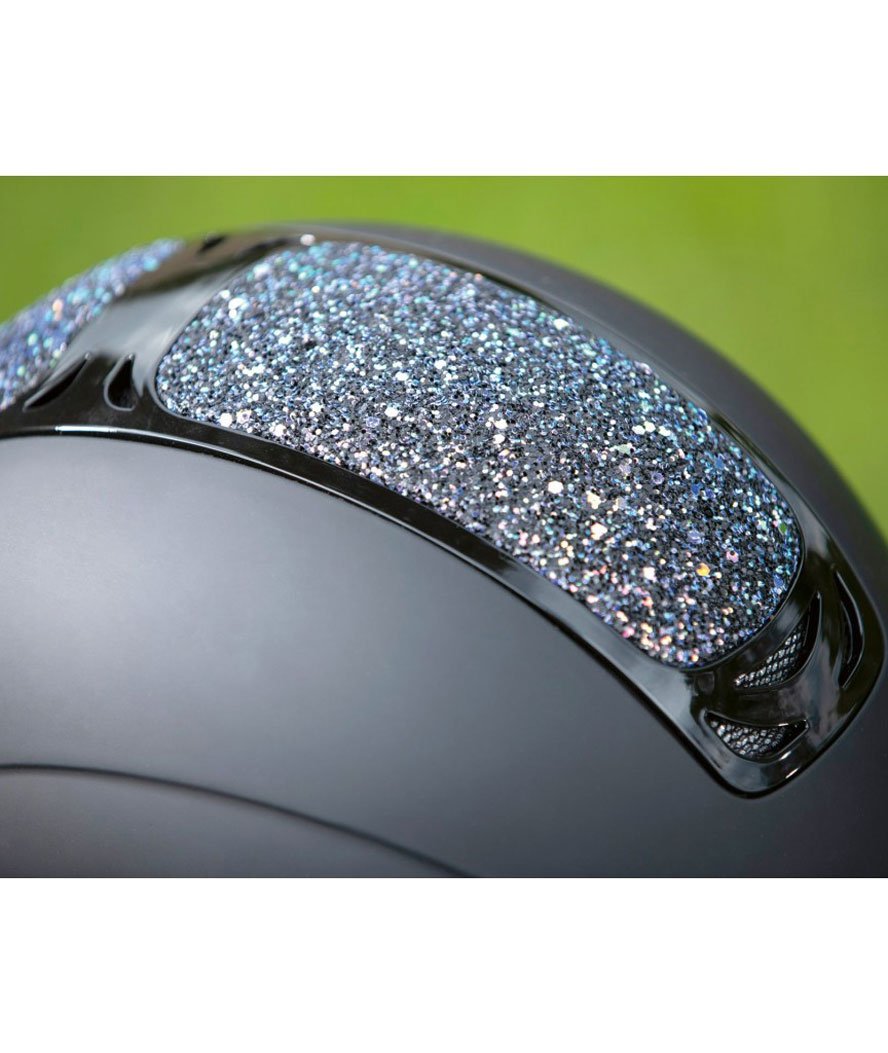 Casco da equitazione regolabile con glitter modello Glamour omologato VG1 - foto 4
