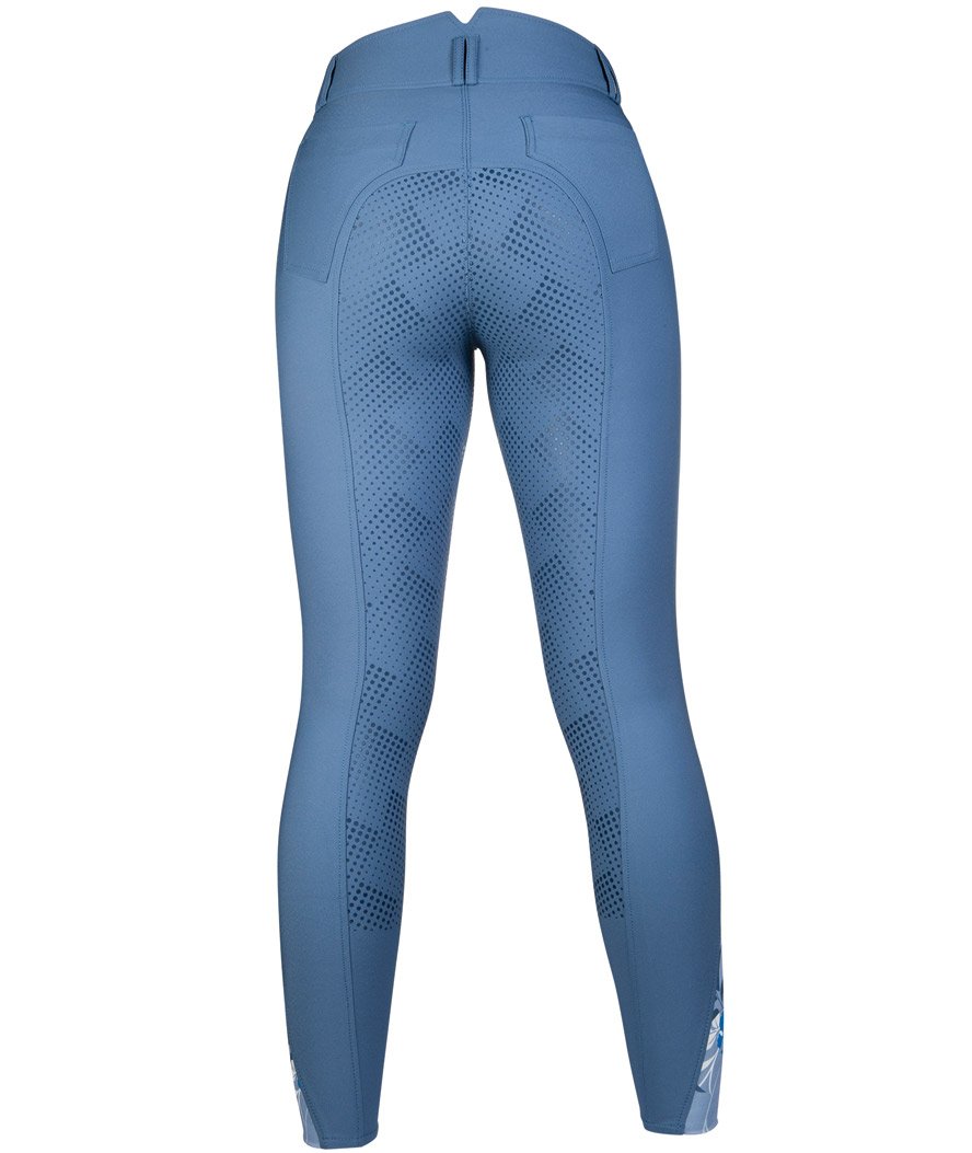 Pantaloni da equitazione a vita alta per donna con silicone totale modello Sole Mio TIA - foto 2