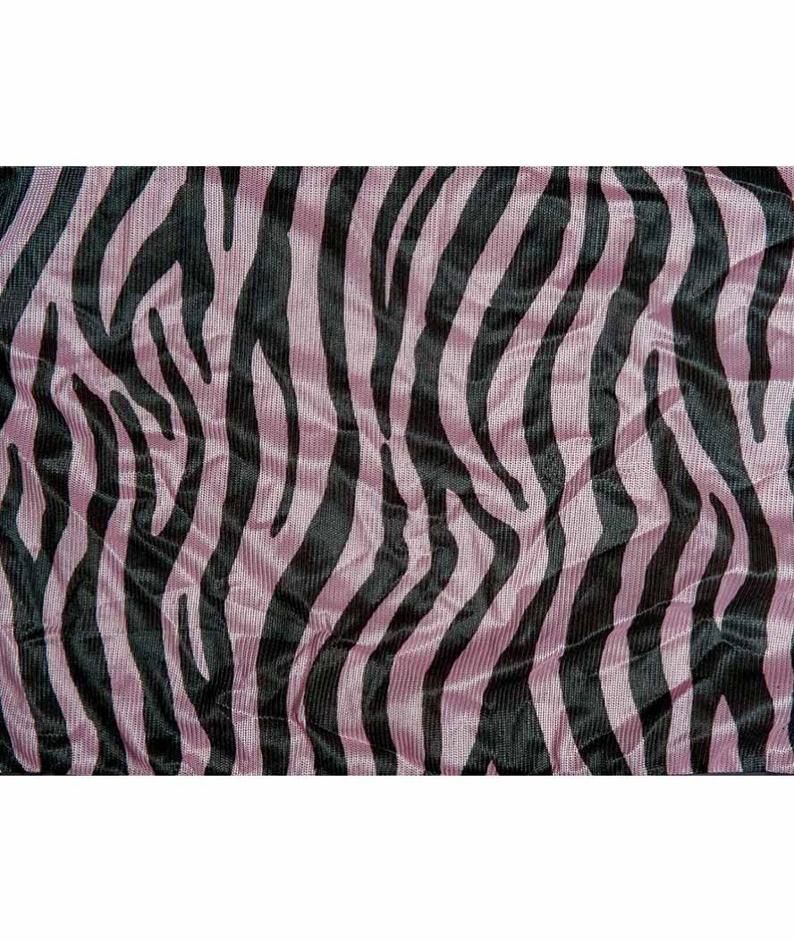 Coperta antimosche con collo regolabiole e fibbie frontali modello Zebra Rose - foto 5