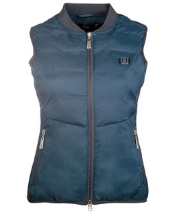 Gilet da equitazione smanicato autoriscaldante per donna modello Comfort Temperature