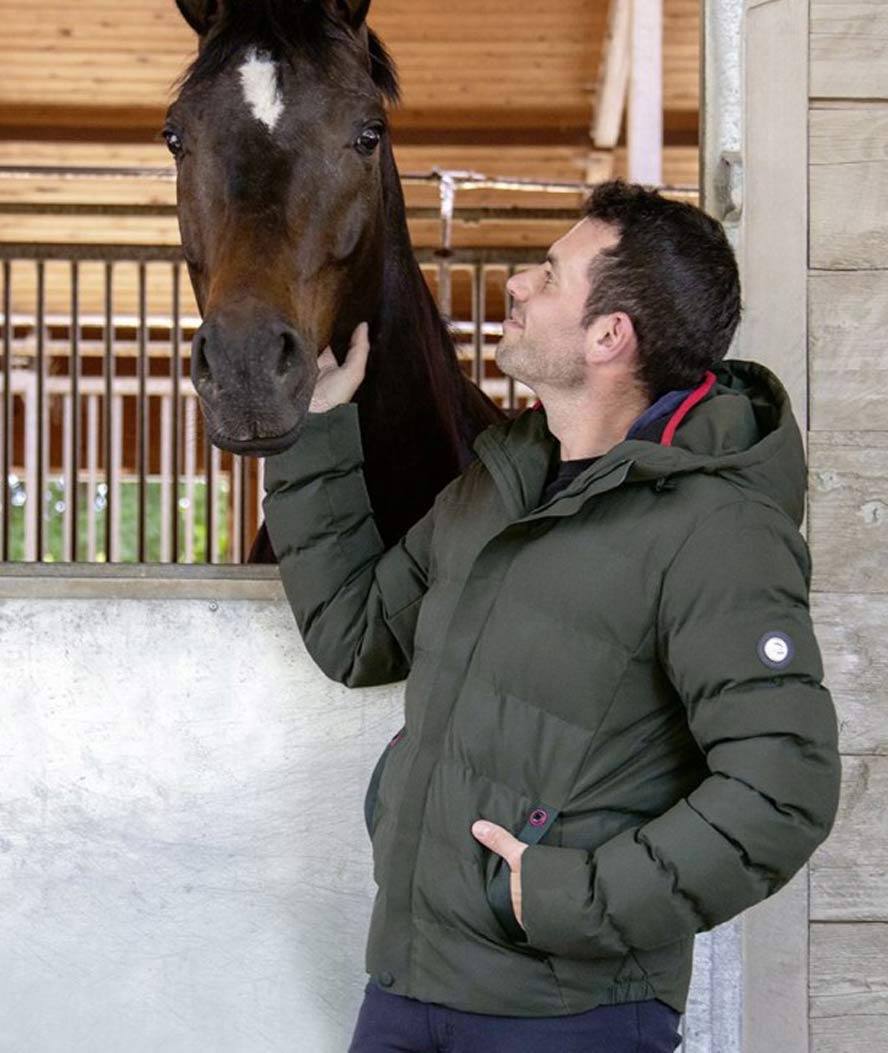 Giacca equitazione uomo imobottito con cappuccio modello Hamburg - foto 2