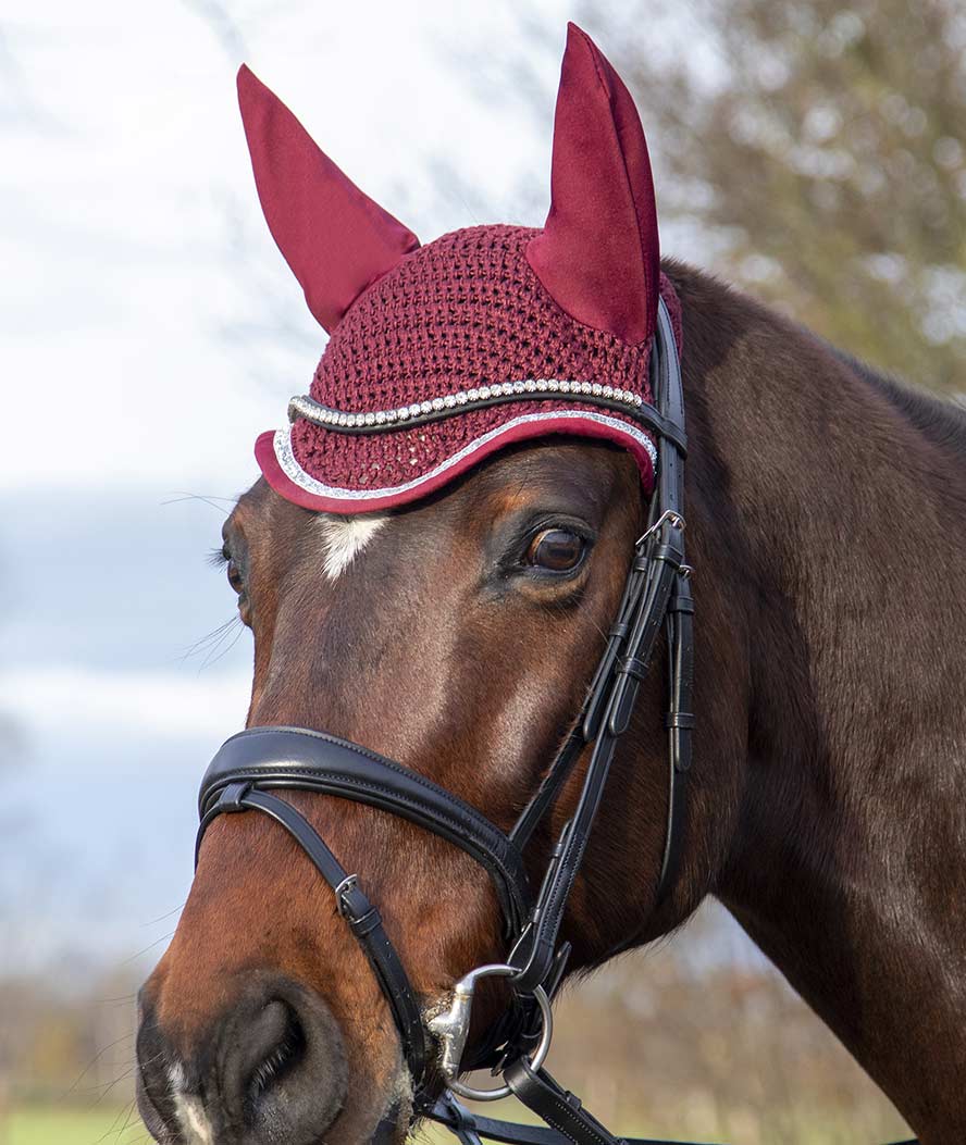 Cuffietta antimosche in cotone per cavalli modello Romy - foto 7