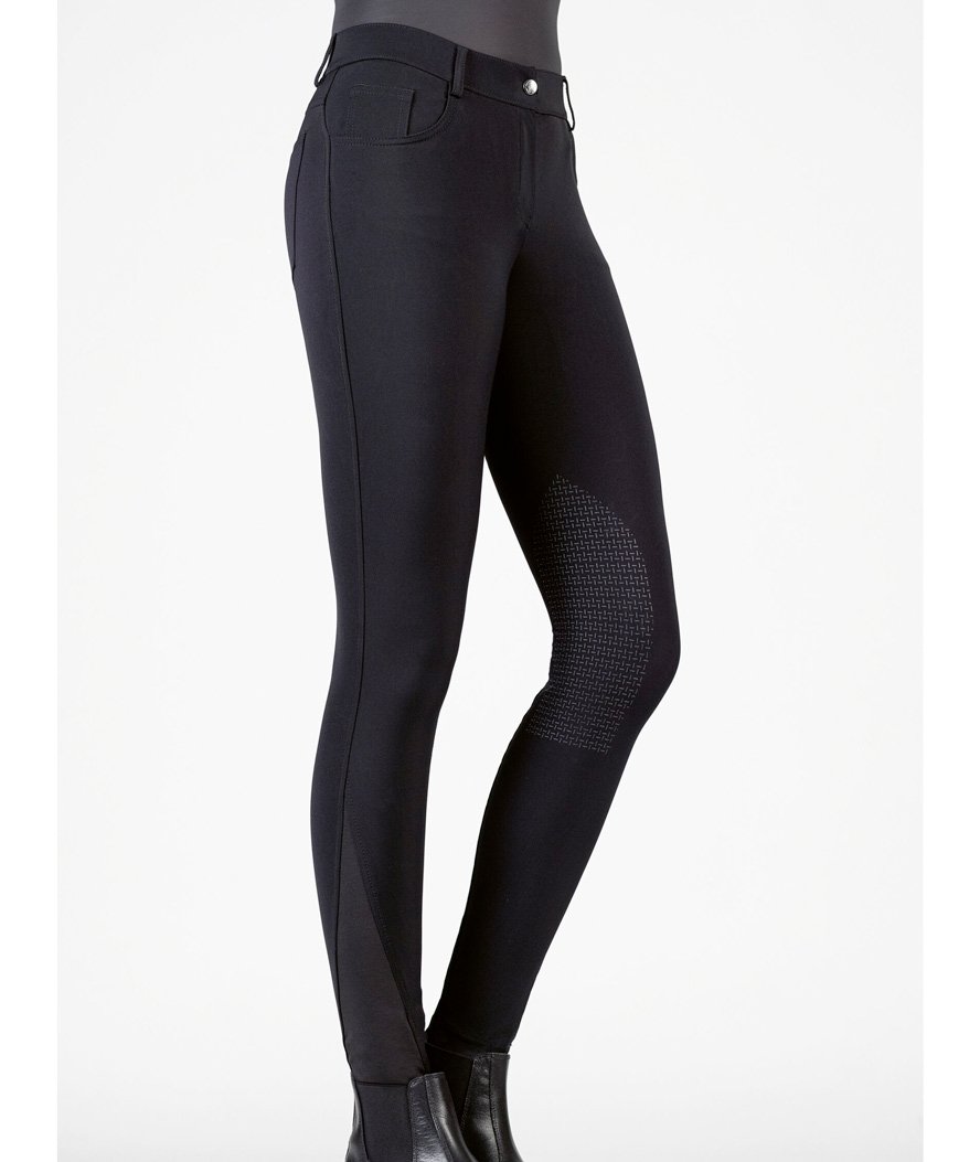 Pantaloni da equitazione donna con silicone al ginocchio modello Sunshine - foto 15