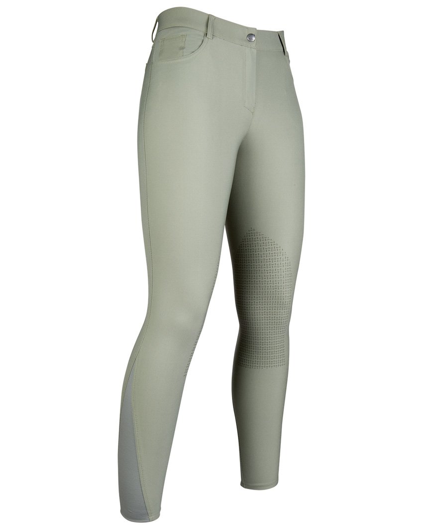 Pantaloni da equitazione donna con silicone al ginocchio modello Sunshine - foto 4