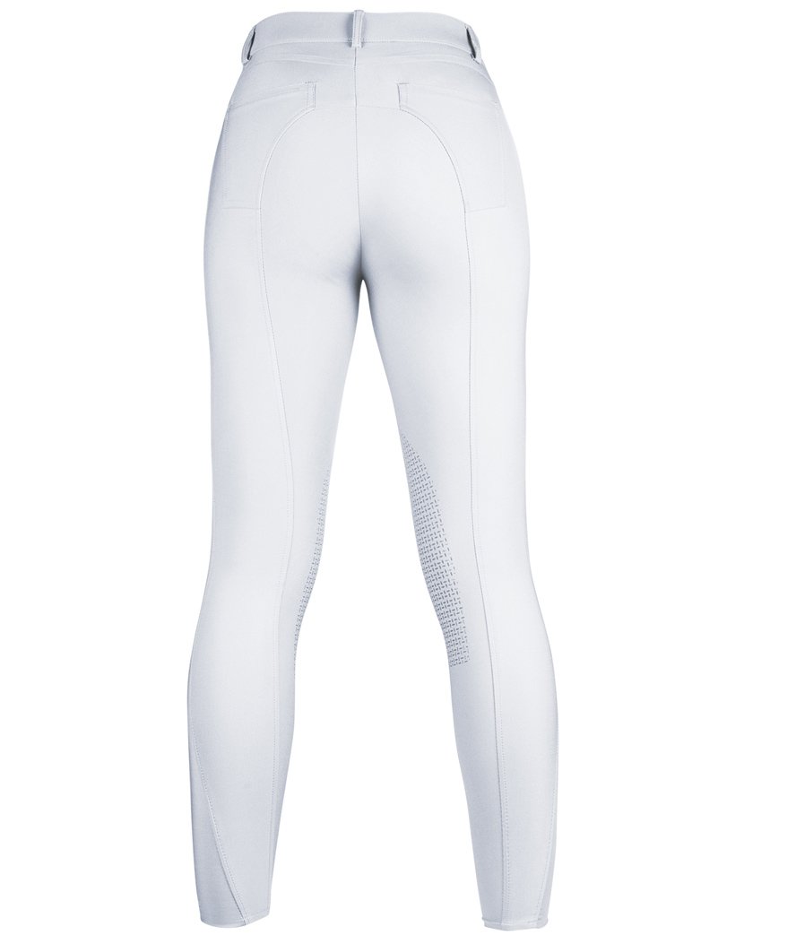 Pantaloni da equitazione donna con rinforzo in silicone sul ginocchio modello Sunshine Competition - foto 1