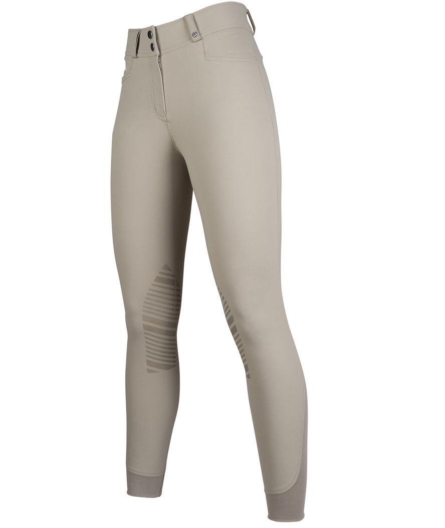 Pantaloni da equitazione donna con rinforzo in silicone alle ginocchia modello Hunter - foto 1