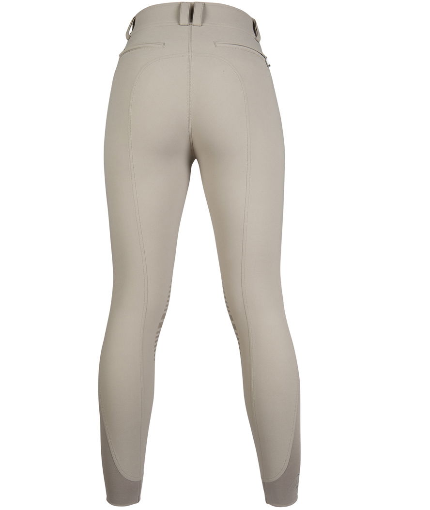Pantaloni da equitazione donna con rinforzo in silicone alle ginocchia modello Hunter - foto 2