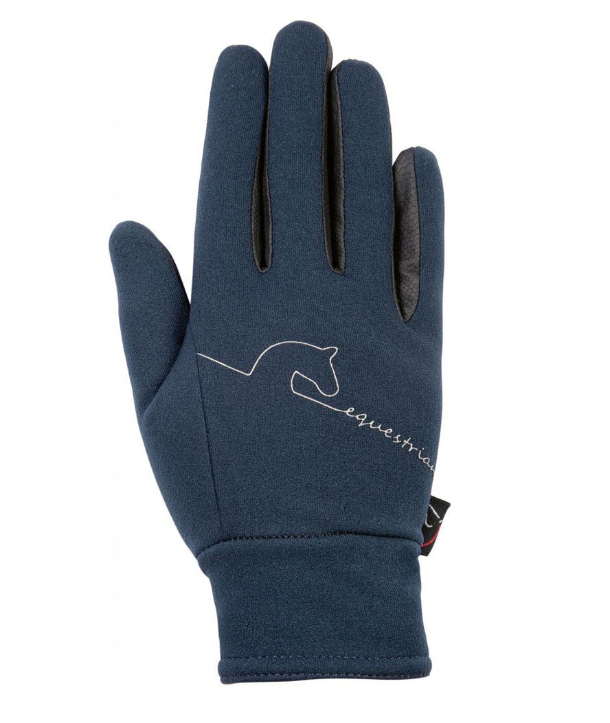 Guanti in softshell con imbottitura interna modello Equestrian antiscivolo