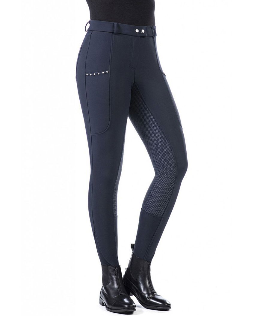 Pantaloni da equitazione da donna con grip totale modello Monaco - foto 1