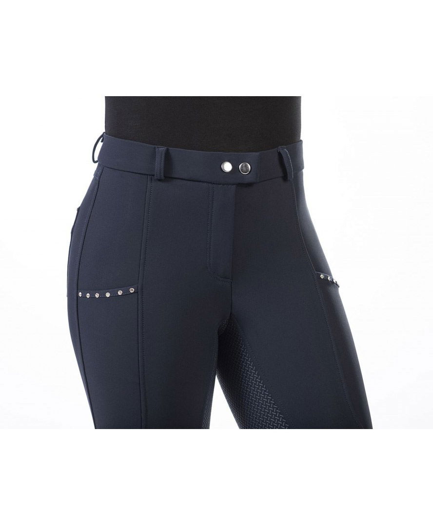 Pantaloni da equitazione da donna con grip totale modello Monaco - foto 3