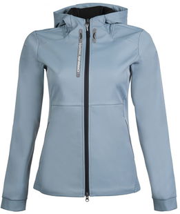 Giacca in softshell per donna modello Performance con cappuccio integrato