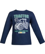 Maglietta da concorso bambino modello Tractor a manica lunga