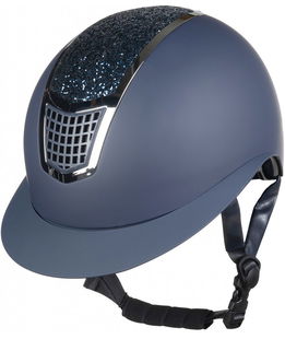 Casco da equitazione Glamour Shield con imbottitura interna intercambiabile e rotella