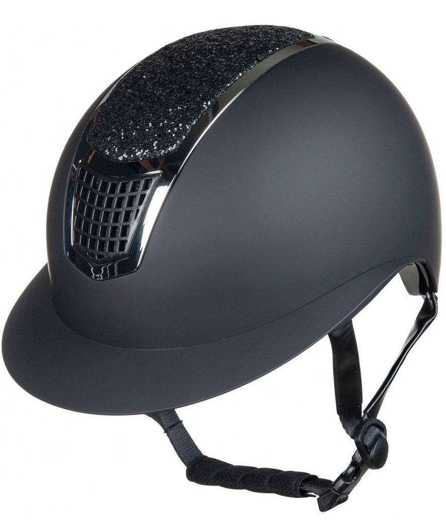 Casco da equitazione con imbottitura intercambiabile e rotella Glamour Shield omologato VG1 - foto 2