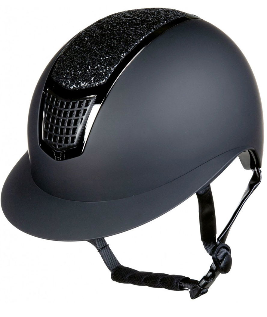 Casco da equitazione con imbottitura intercambiabile e rotella Glamour Shield omologato VG1 - foto 3