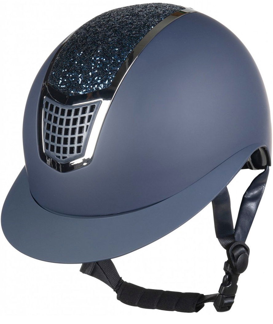 Casco da equitazione con imbottitura intercambiabile e rotella Glamour Shield omologato VG1 - foto 7